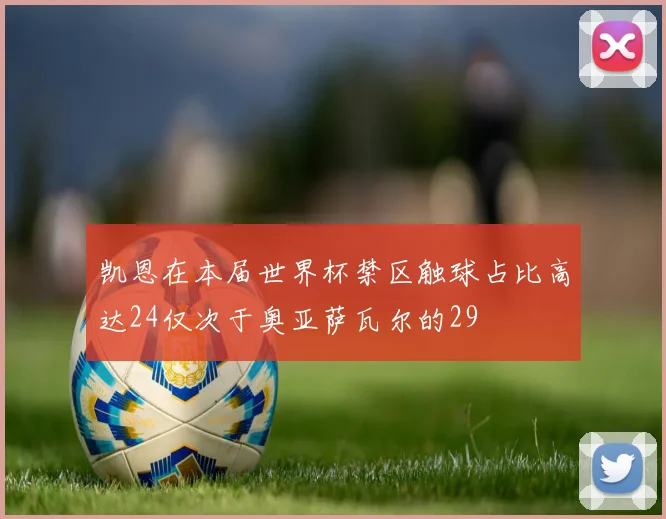 凯恩在本届世界杯禁区触球占比高达24仅次于奥亚萨瓦尔的29